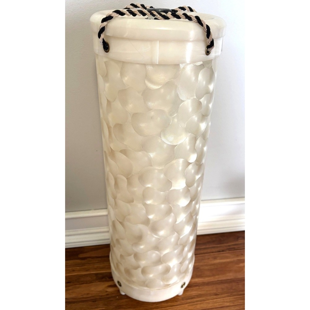 Vintage TupperCraft by Tupperware Toilet Paper Holder Hamper Retro Beige